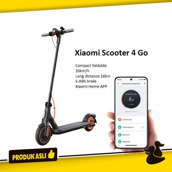 TERLARIS!! XIAOMI SMART ELECTRIC KICK SCOOTER 4 SKUTER LISTRIK O LIPAT ELEKTRIK PREMIUM JARAK JAUH 1