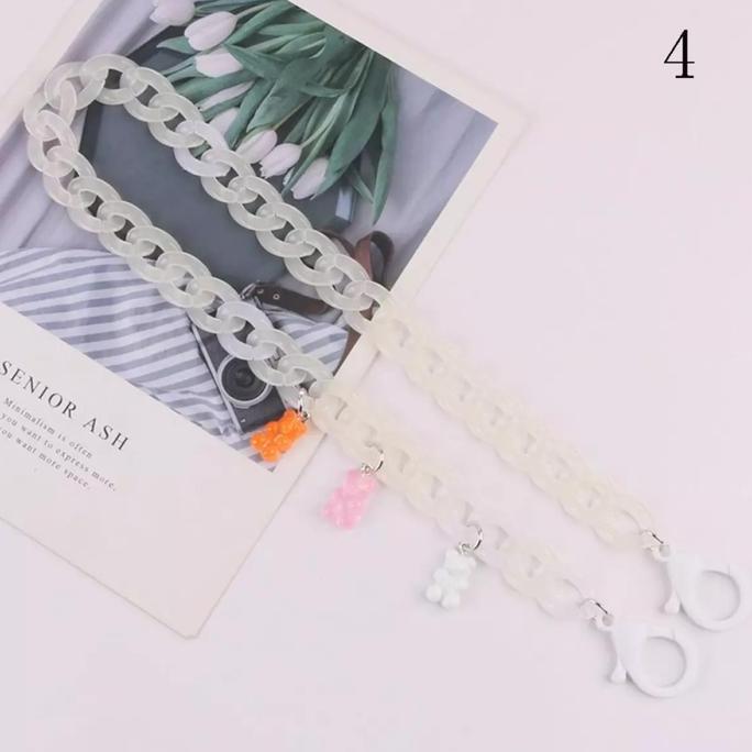 Rantai Kalung Masker Tali Starp Gantungan Korea Dewasa Anak Pastel