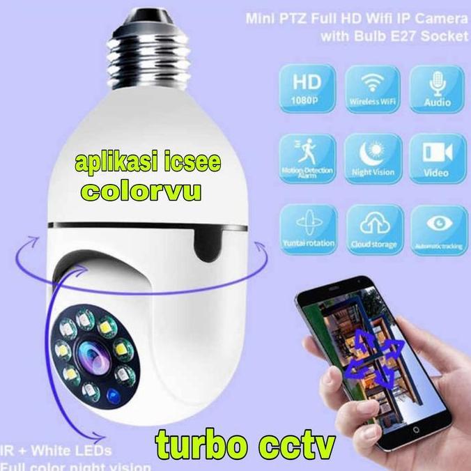 SPC CCTV wifi Bohlam IP Camera Panorama 1.3MP