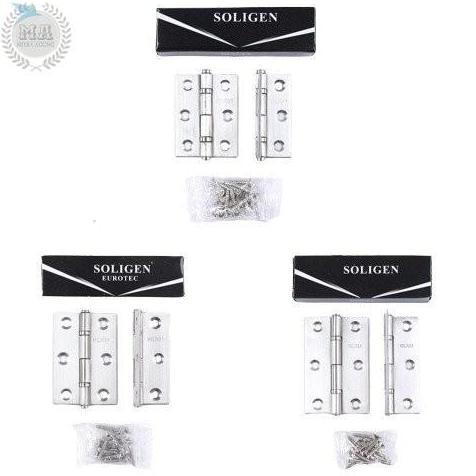 Engsel Tipis Plat Soligen Engsel Pintu Lemari Jendela 2 Inch 2,5 Inch Allshop
