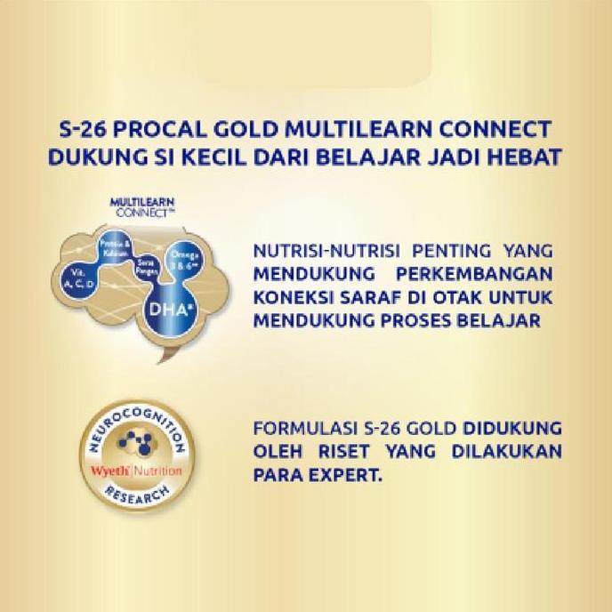 Gyunyu- S26 Procal Gold 3 Vanila Susu Tin 900 G