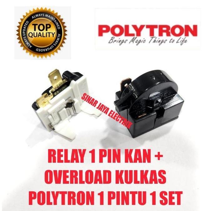 Ptc Relay Dan Overload Kulkas Polytron 1 Pintu / Relay Kulkas Polytron 1 Pintu Forsale