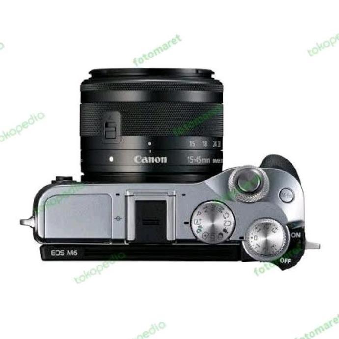 Lansungkirim- Canon Eos M6 Kit 15-45Mm / Kamera Mirroles Canon Eos M6 Kit 18-150Mm Mirrorless