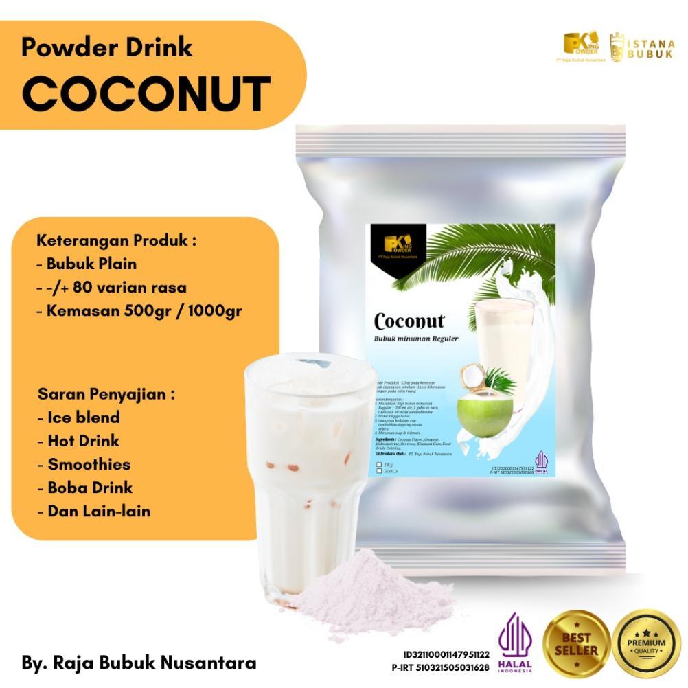 Ready Stock Bubuk Minuman Regular Rasa Coconut Bubuk Minuman Rasa Kelapa Powder Drink Coconut KELAPA