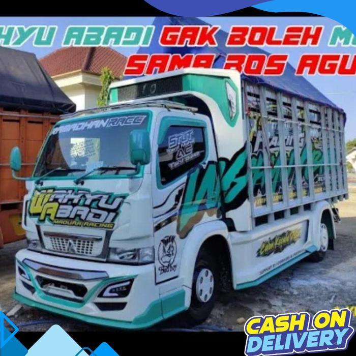 Pola Stiker Miniatur Truk Wahyu Abadi 02