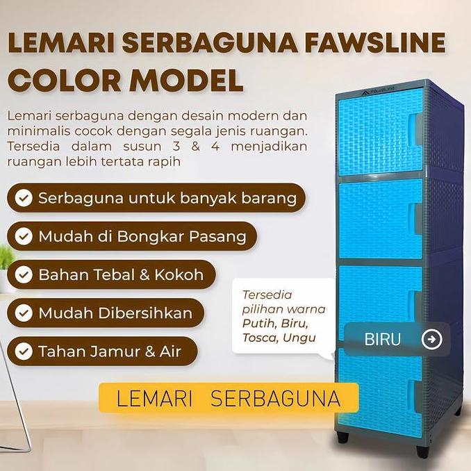 Promo LEMARI PLASTIK/LACI PLASTIK/LEMARI  kecil/lemari plastik club flip/rak baju/lemari box plastik