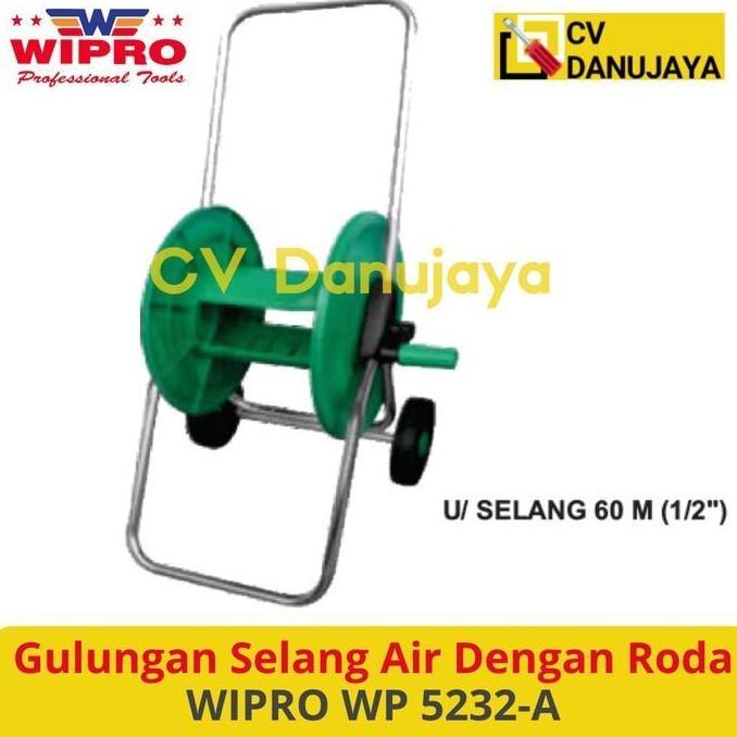 Gulungan Gulung Selang Slang Air Untuk 60M Dengan Roda Wipro WP 5232-A