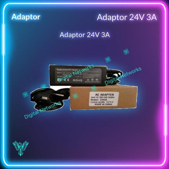 TERMURAH - Adaptor 24V 3A OEM Power Adaptor 24V 3A Adaptor 24volt 3amp