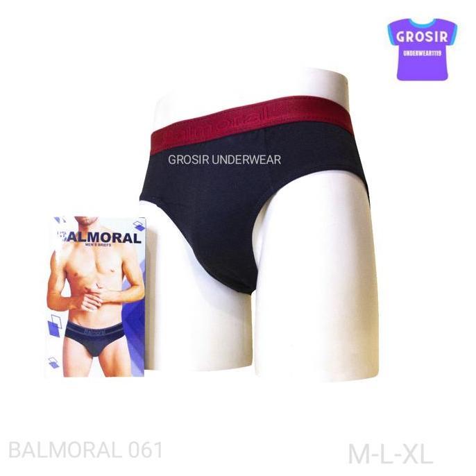NEW BALMORAL CELANA DALAM PRIA DEWASA BAL A061 ISI 3 PCS BAHAN KATUN ORI
