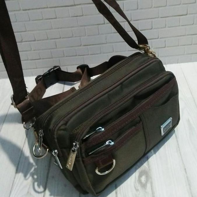 NEW TAS SELEMPANG PRIA IMPORT/WATERPROOF/POLO DANY ORI