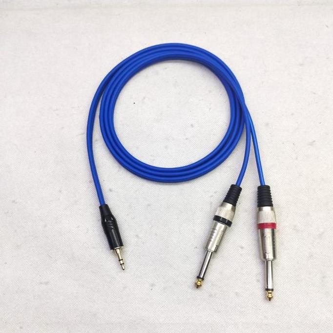 Kabel Kitani Plus jack 2 Akai Mono 6,5mm to Jack HP 1 METER