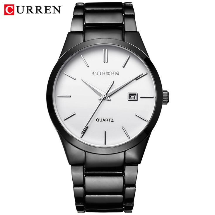 Terlaris Curren 8106 Jam Tangan Pria Analog Stainless Steel Currenos