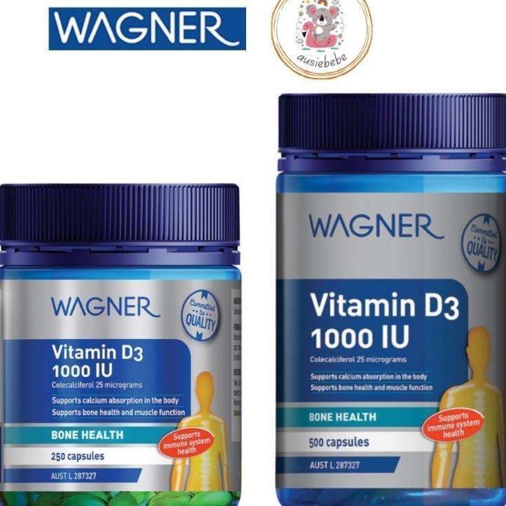 Wagner Vitamin D3 1000Iu 250 / 500 Capsules