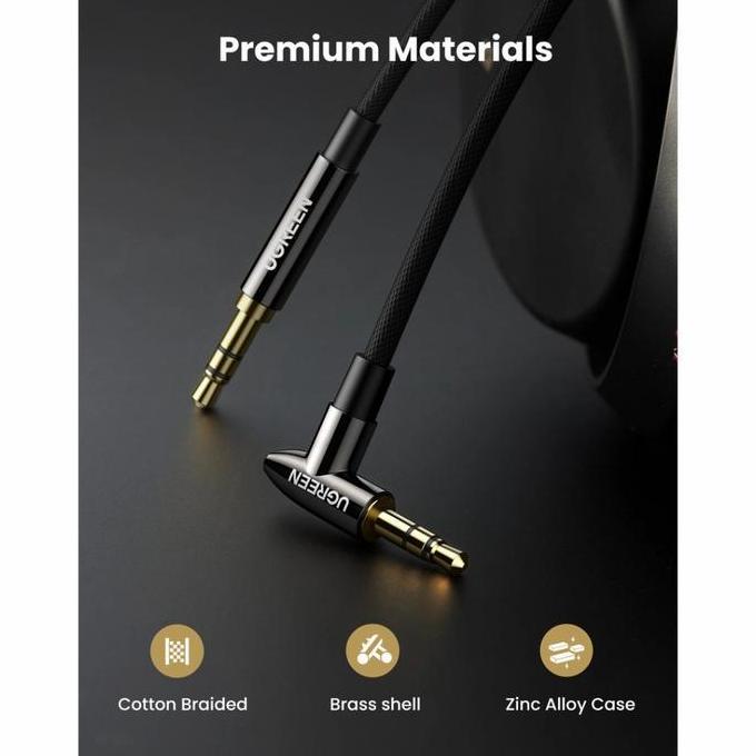 Kabel Aux Ugreen 40184 Hifi Stereo - Ugreen Kabel Audio Aux 3.5mm Hifi