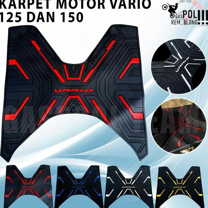 TERLARIS KAET VARIO 125 150 ABS CBS ISS OLD NEW BORDES ALAS KAKI PIJAKAN TATAKAN MOTOR HONDA V125 V1