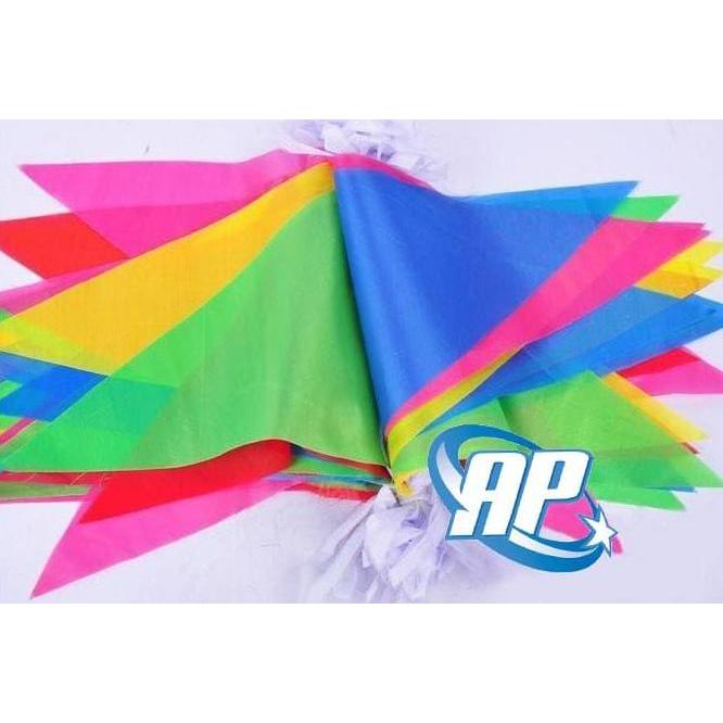 Bendera kain Segitiga/ Bendera Segitiga / Bendera Segitiga Warna-Warni