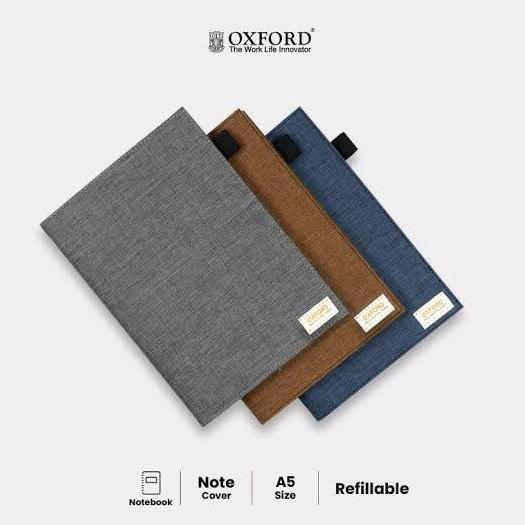 OXFORD FABRIC NOTEBOOK COVER A4 A5 B5 SLIM2 SAMPUL JAKET KAIN BUKU TULIS SS