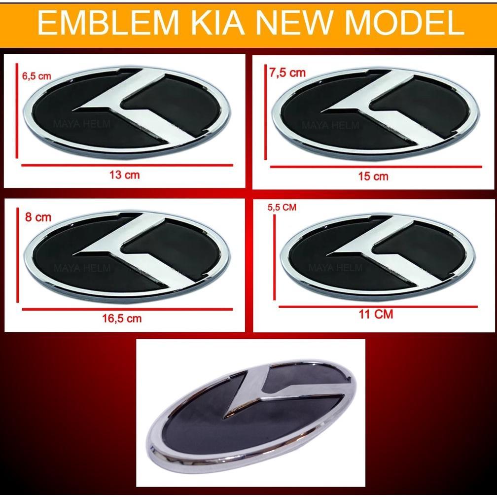 Emblem Logo Mobil KIA New ABS Plastik Berkualitas