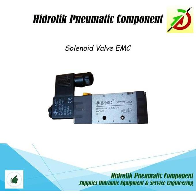 Solenoid Valve 5/2 Way Emc Type 4V410-15 / V5241-15 Port 1/2" Forsale