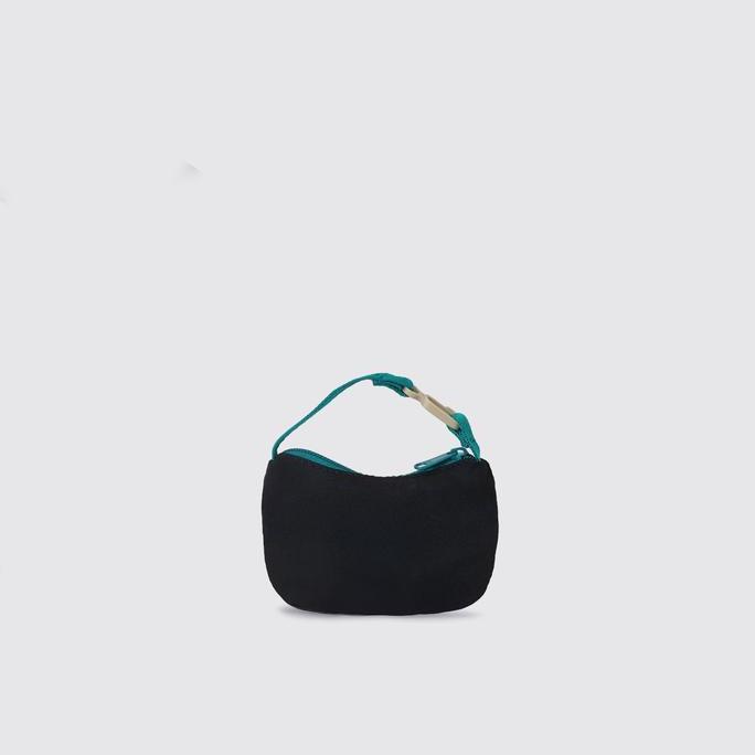 Dompet Minimalis Exsport Half Moon Coin Pouch, Black