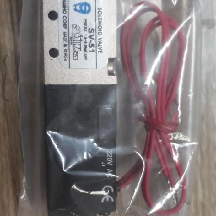 Solenoid Valve Samho Pneumatic Sv-51 Samho Asli