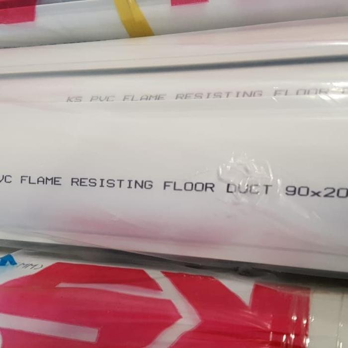 TERLARIS Kabel duct oval 90x20 / Floor Duct 90x20