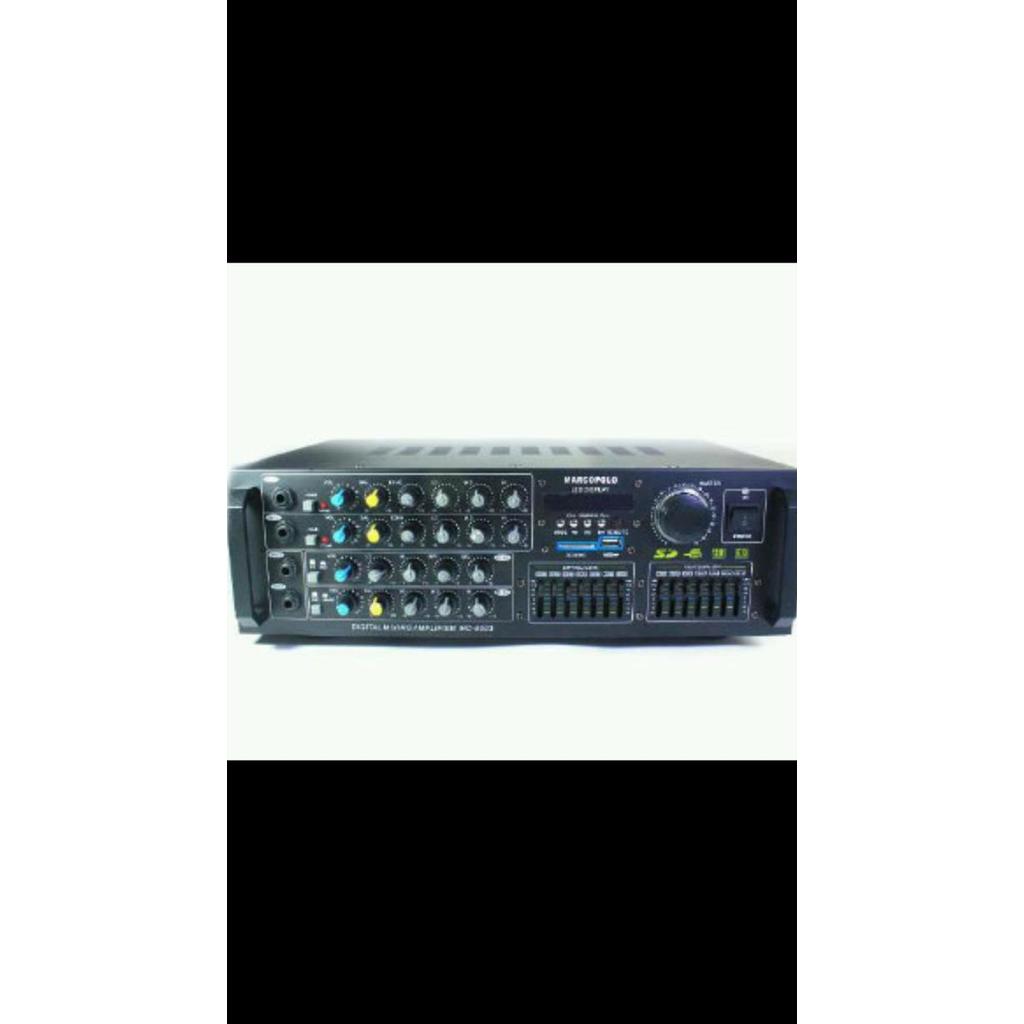 TERLARIS POWER AMPLIFIER + KARAOKE ( MARCOPOLO MC 8903 ) USB / MP3 SUARA MANTAP