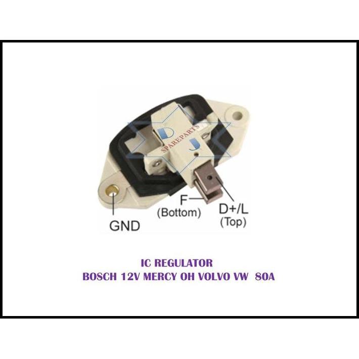 HOT DEAL IC REGULATOR BOSCH 12V MERCY OH VOLVO /VW 80A 