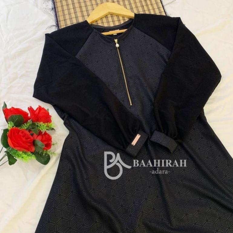 NEW DEALS Amira Abaya | Abaya hitam I gamis remaja kekinian | Gamis hitam by baahirah adara