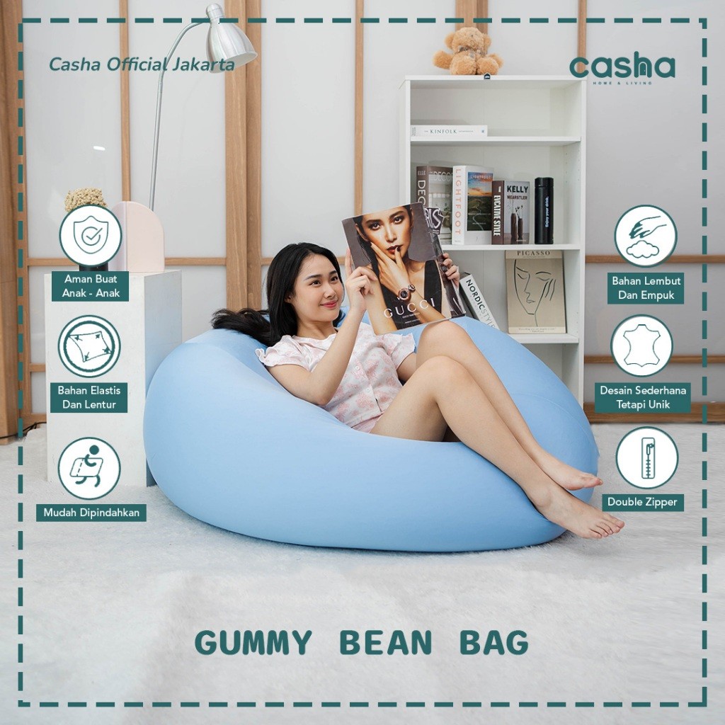 Casha Bean Bag Gummy - Size Xtra Large