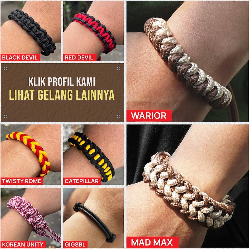 WAJIB PUNYA GMT4D GELANG MULTILAYER SET ISI 4 PCS - GELANG PRIA ETNIK, VINTAGE, RETRO STYLE