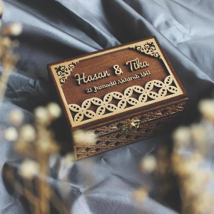 Ring Box Rustic 10x15cm / Kotak Mahar Seserahan / Seserahan Rustic