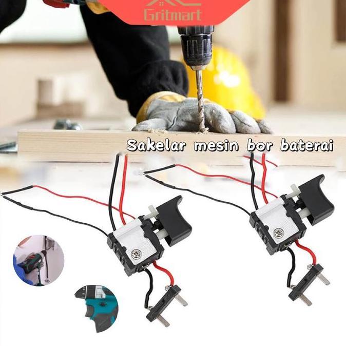 AONI Trigger Bor Switch Control Dc Bor Baterai Saklar Mesin Bor Baterai Dc Cordless Trigger Switch B