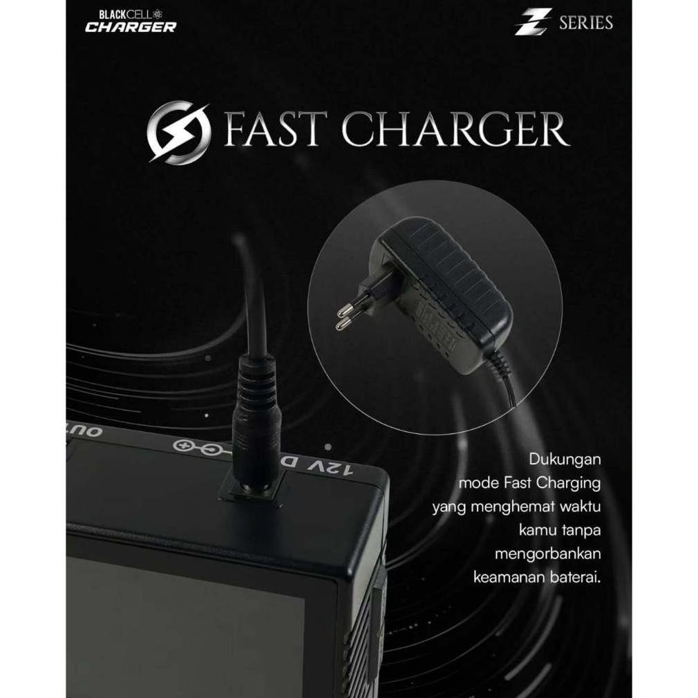 Charger Baterai 18650 Blackcell Z4 4 Slot Authentic 100% - Battery Charger Blackcell