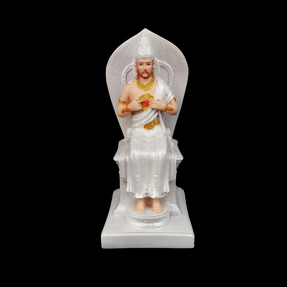 Patung Tyas Dalem Gusti Yesus Kristus 15 cm Candi Hati Kudus Ganjuran Hiasan Rohani Arca Fiberglass 