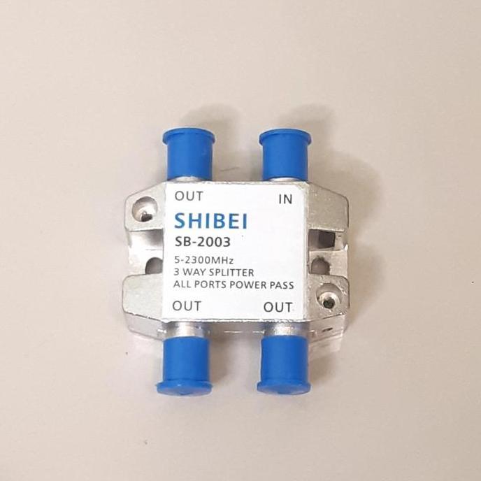 TERLARIS SPLITTER ANTENA TV SHIBEI SB-2003 3 WAY SPLITTER