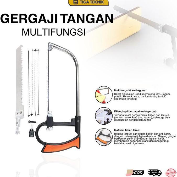 Gergaji Tangan Multifungsi KLD - Gergaji Multifungsi Serbaguna Logam