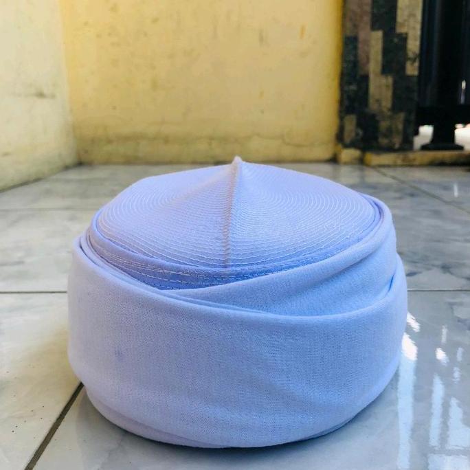 Sorban Imamah Polos 3 Meter Surban Putih Imamah Panjang