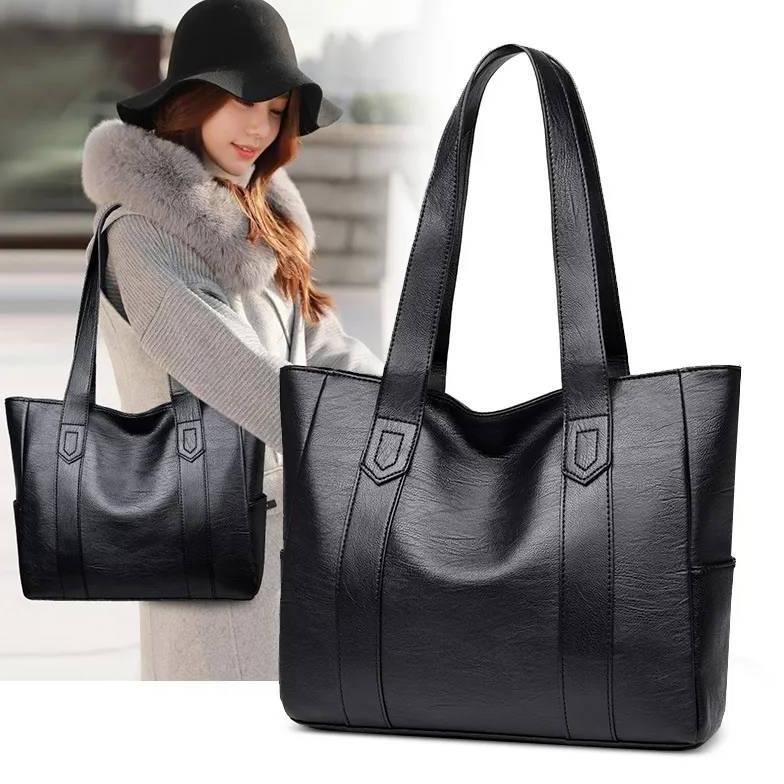 NEW DEALS Tas Tote bag Wanita Kulit Kapasitas Besar Totebag Kulit Tas WanitaTas wanita Kekinian Tas 