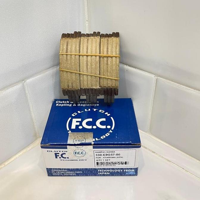 Grosir Fcc-Ak14 Kampas Ganda Kotak (Kph) Karisma / Supra X 125 / Asli OriginalFcc / Kampas Ganda