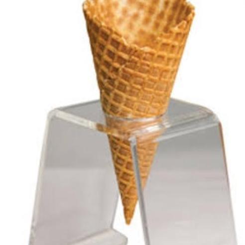 holder display cone es krim acrylic ice cream