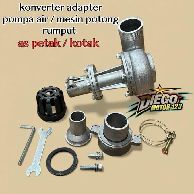 Konverter Pompa Air Sirkulasi Ke Mesin Potong Rumput 2tak 4tak BG328 328 FR3001 338