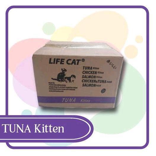 Promo Life Cat Pouch Adult Chicken Tuna - Salmon & Kitten Tuna Chicken Salmon 85gr Makanan Kucing We