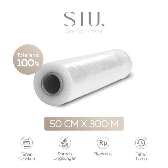 TERBARU - Plastik Wrap Streching Film - Cling Wrap Packing 300 M x 50 CM  - SIU