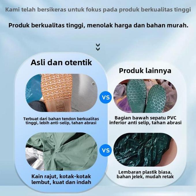 Sepatu Boot Celana Sawah Panjang Anti Air Sepatu Keong Elastis 110cm