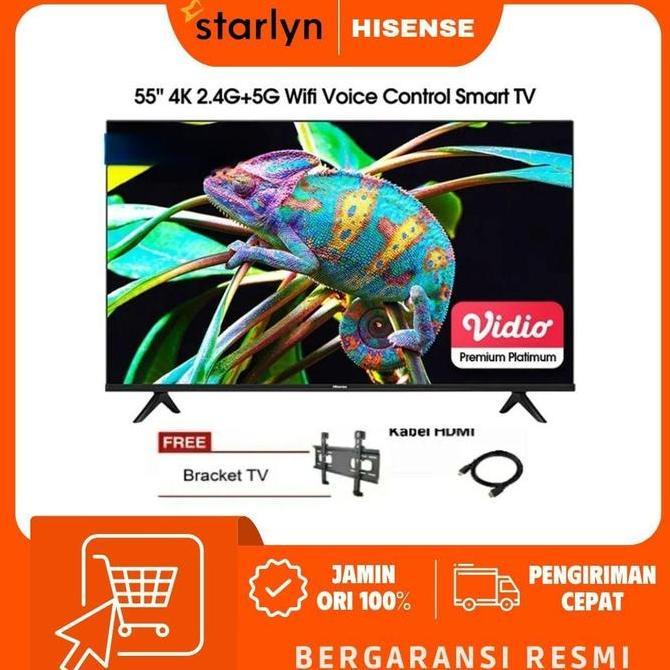 TERLARIS HISENSE 58A6100K LED TV 58 INCH 4K SMART TV VIDAA 58A6100 / 58 A6100K