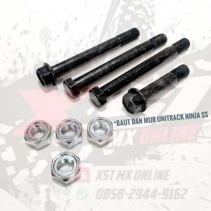 baut dan mur unitrack ninja R 150 original