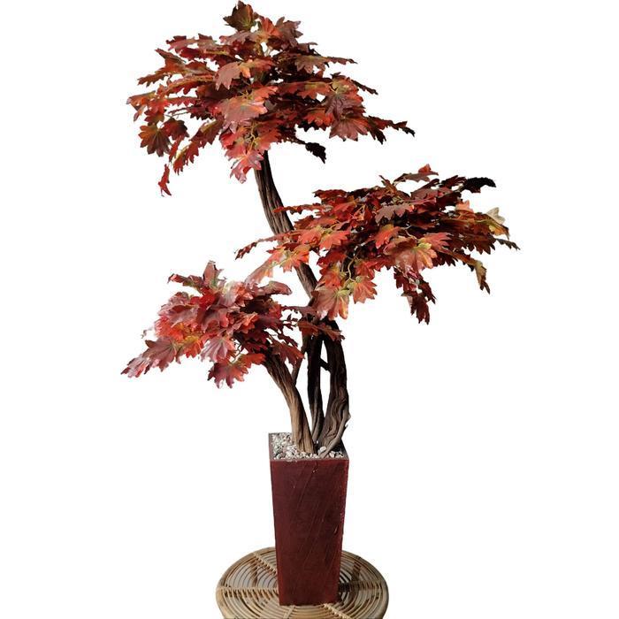 POHON MAPLE ARTIFICIAL - POHON MAPLE TINGGI 170 CM - POHON MAPLE COKLAT BEST QUALITY