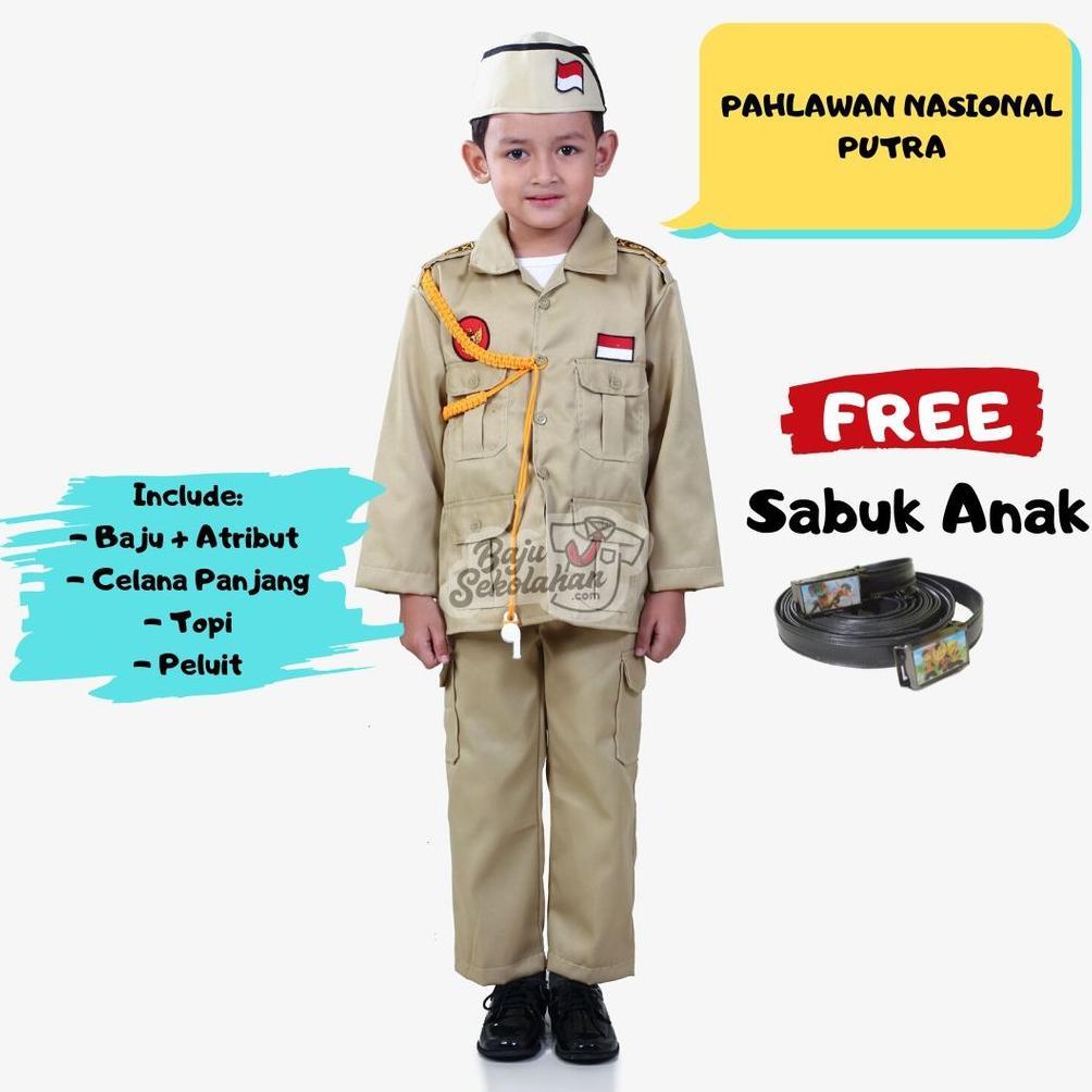 Best Seller Baju Seragam Profesi Kostum Profesi Baju Anak Pahlawan Nasional Bung Tomo Kostum Pahlawa