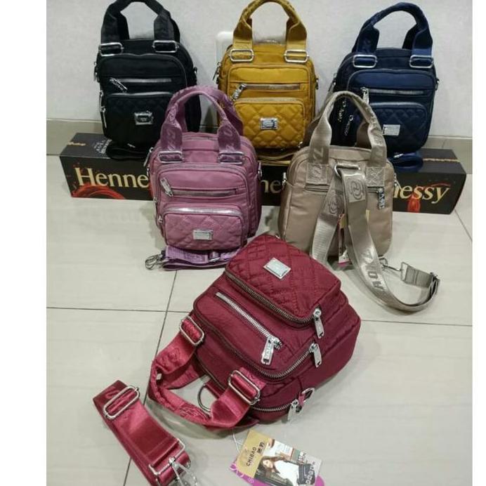 New CHIBAO TAS SELEMPANG MULTIFUNGSI 3 IN 1 1813S Kanvas Wanita